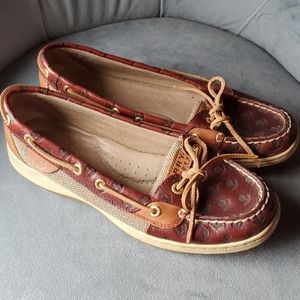 Sperry Garnet Anchor boat shoes size 8.5m